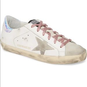 Golden Goose Superstar ✨ White & Iridescent / 39